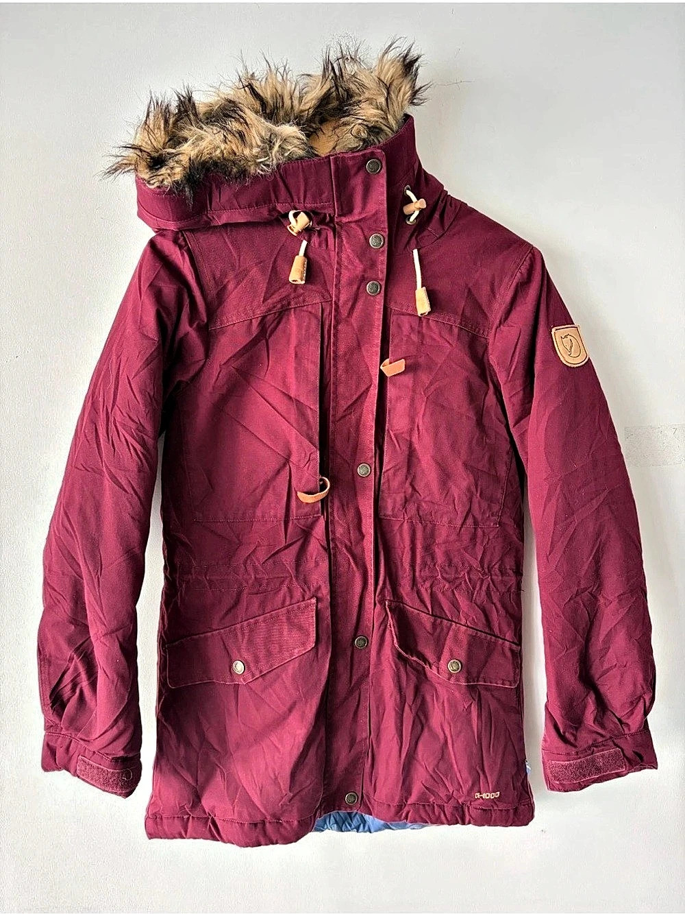 Fjallraven Greenland Winter Parka Burgundy Parka XS